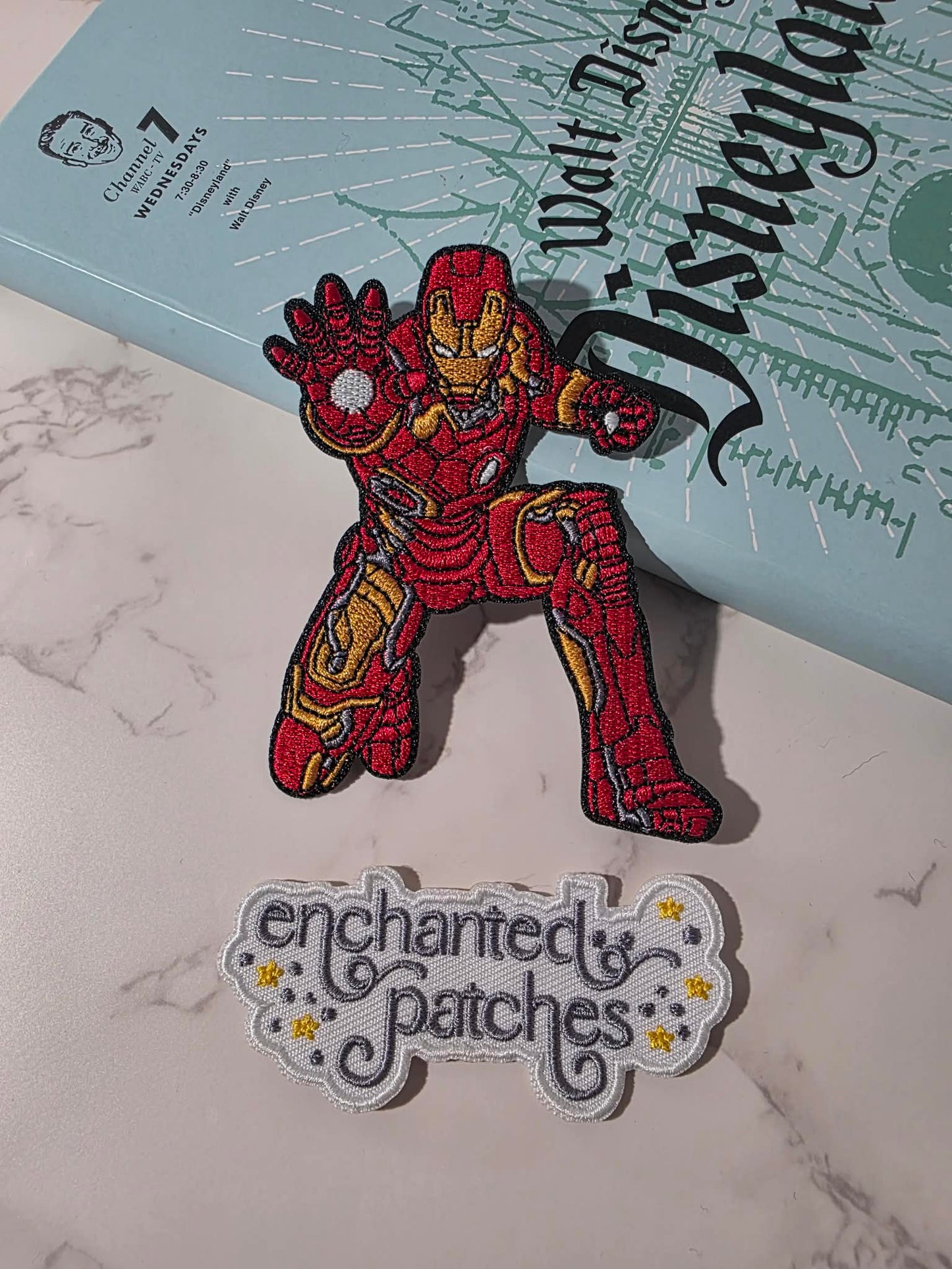 3.5" Iron Man Super Hero Marvel Embroidered Iron On Patch
