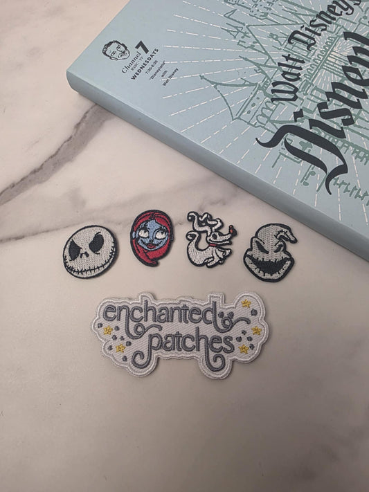 4pc - 1" Mini Happiest Park NBC Puppy Dog Embroidered Iron On Patch