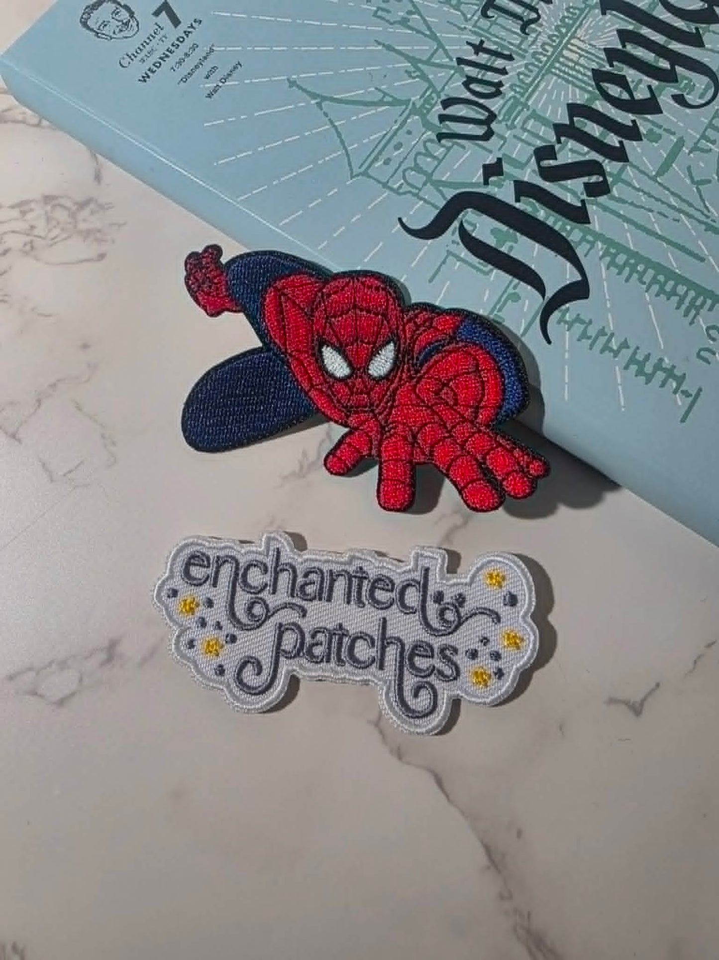 3" Spiderman Crawl Marvel Super Hero Embroidered Iron On Patch