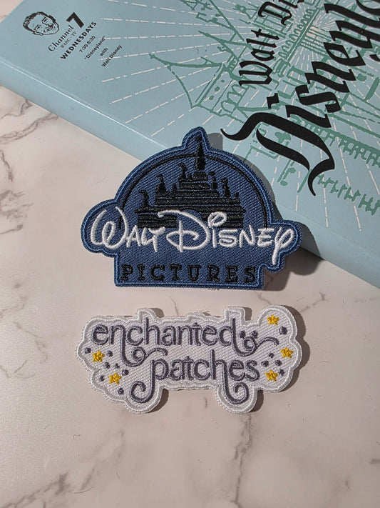 3" Happiest Park Pictures Logo Embroidered Iron On Patch