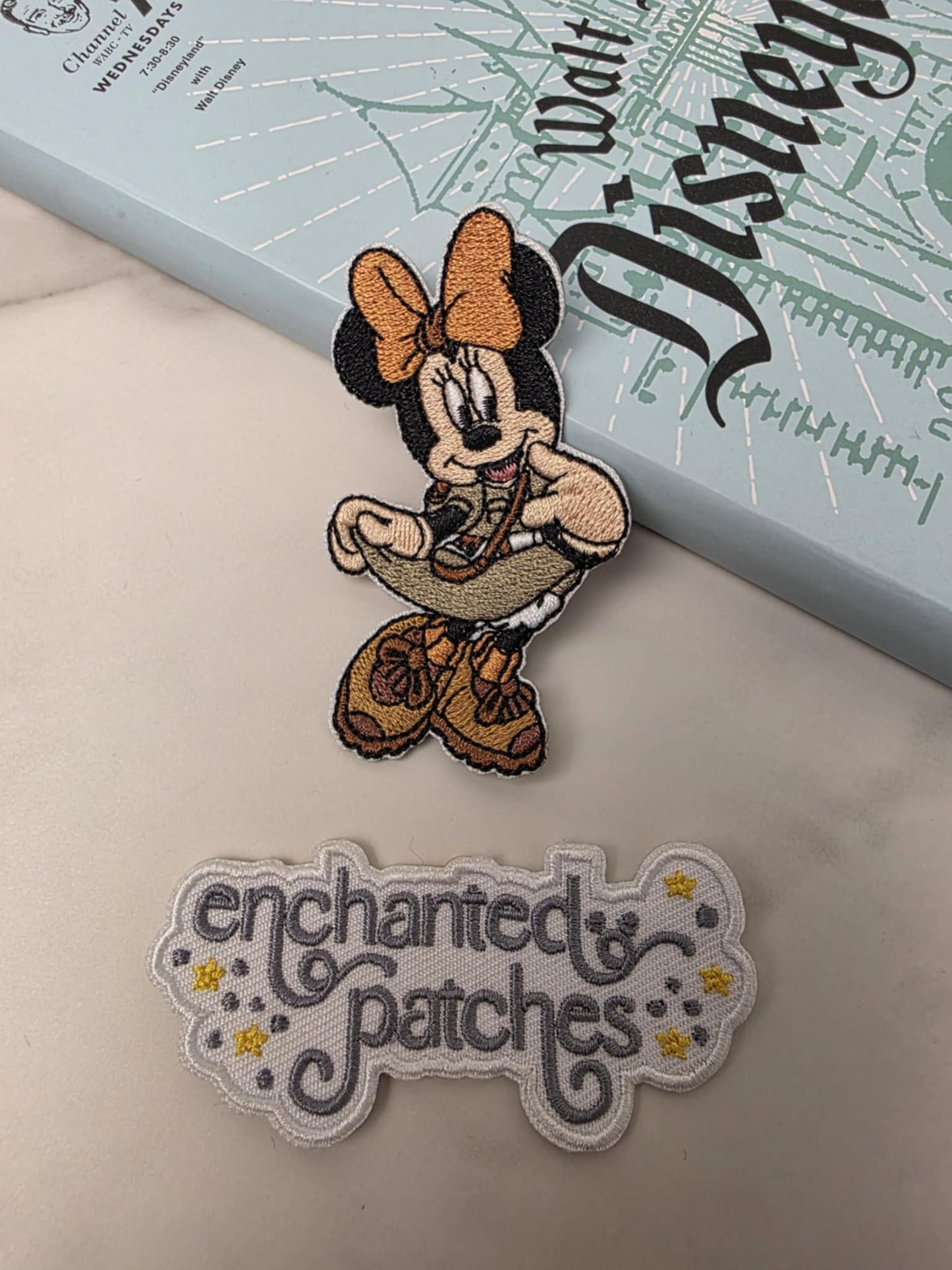3" Happiest Animal Park Safari Jungle Girl Mouse Iron On Patch