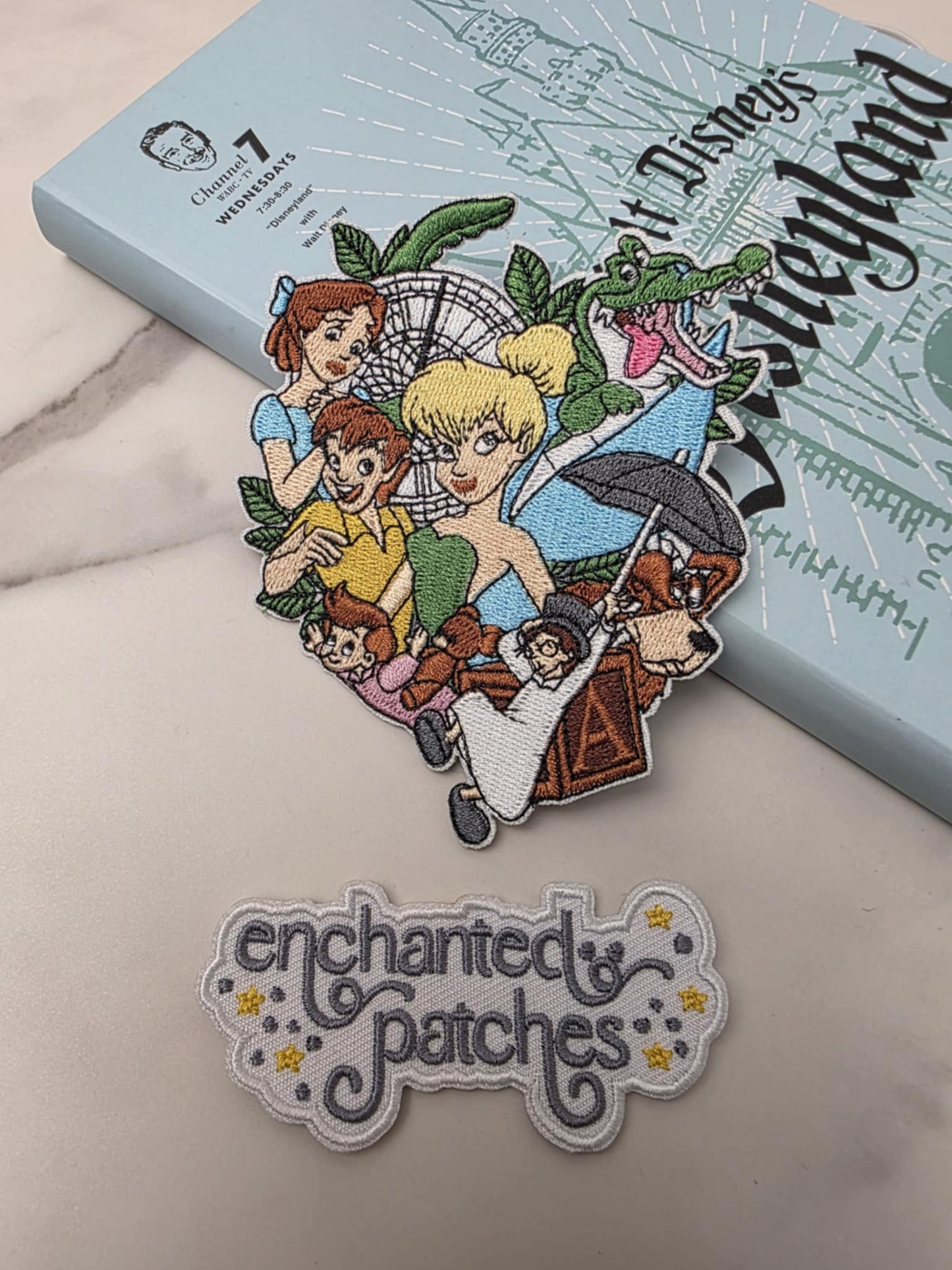 4" Kawaii Green Fairy with Friends Never Grows Old Boy Iron On Patch