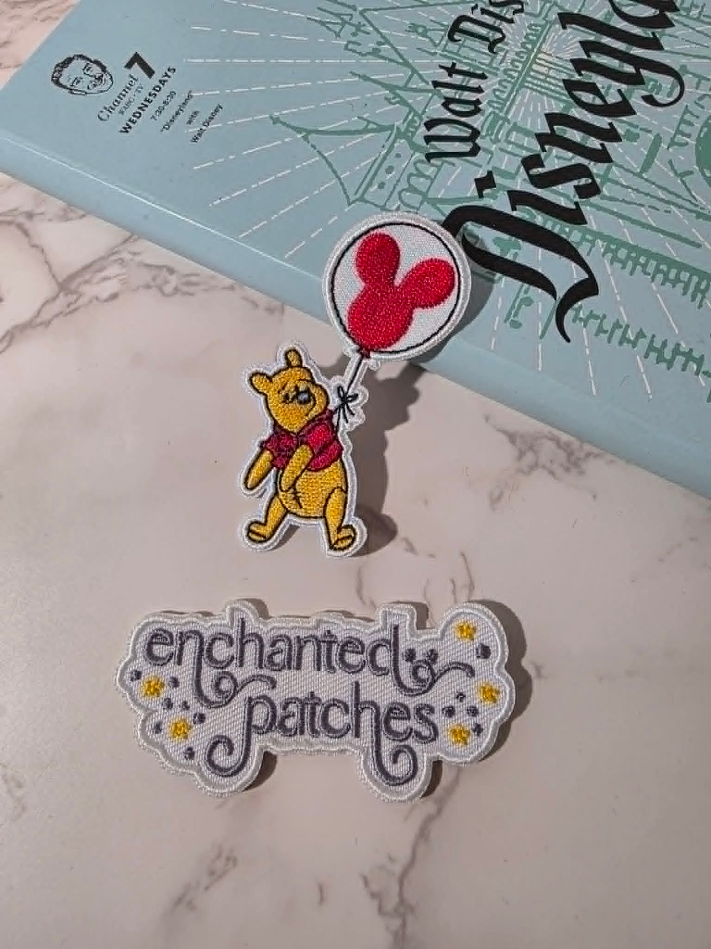 *VAULT COLLECCTION* Absolute LAST ONE - 3" Winnie the Pooh Mouse Balloon Iron On Patch