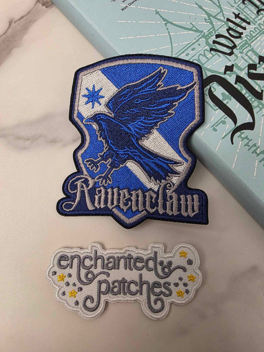 3.5" Ravenclaw House Badge Logo Iron On Patch