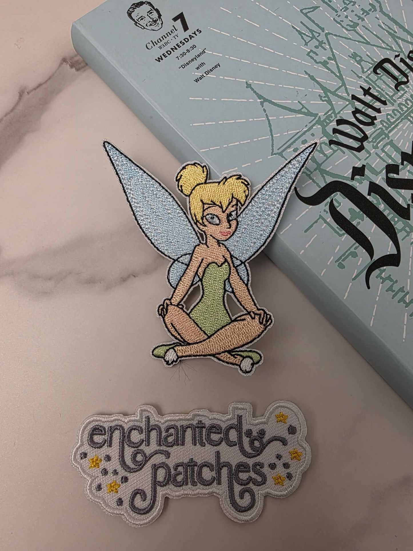 3" Green Fairy Friend of Never Grows Old Boy Iron On Patch
