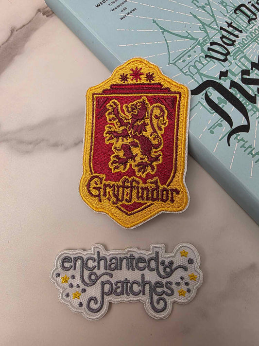 3.5" Gryffindor House Badge Logo Iron On Patch