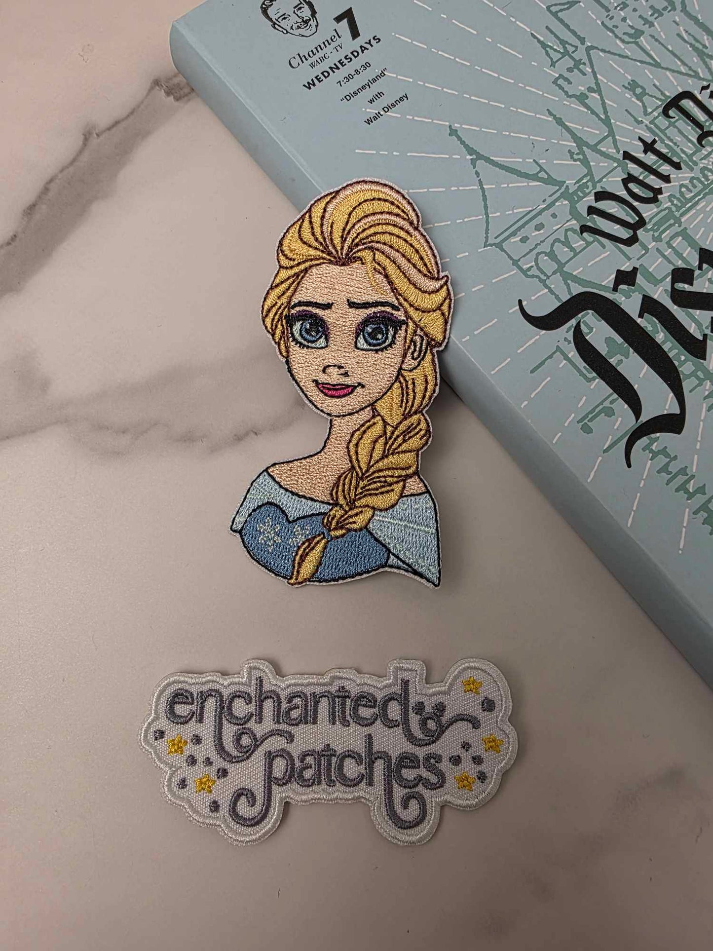 3.5" Snow Queen Princess Embroidered Iron On Patch