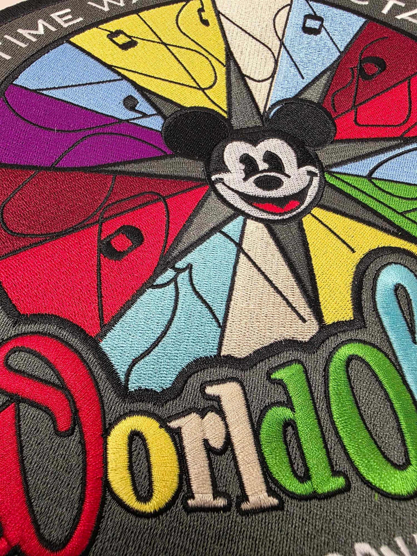 LAST FOUR - XL 12" World of Color Night Parade Show Embroidered Iron On Patch