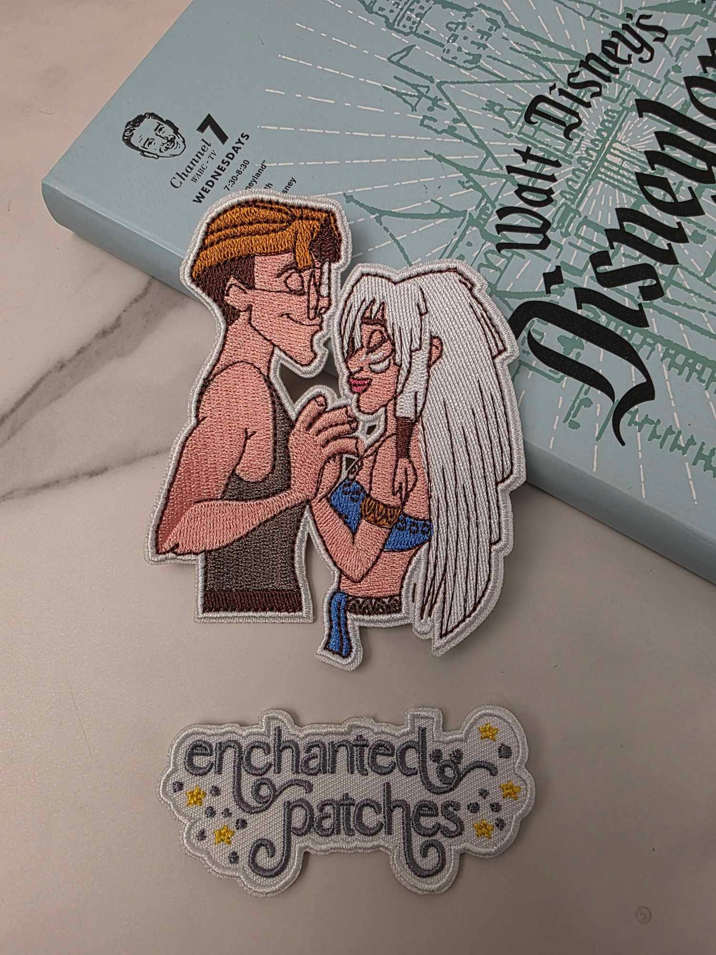 4" Atlantis The Lost Empire Princess Kida Milo James Embroidered Iron On Patch