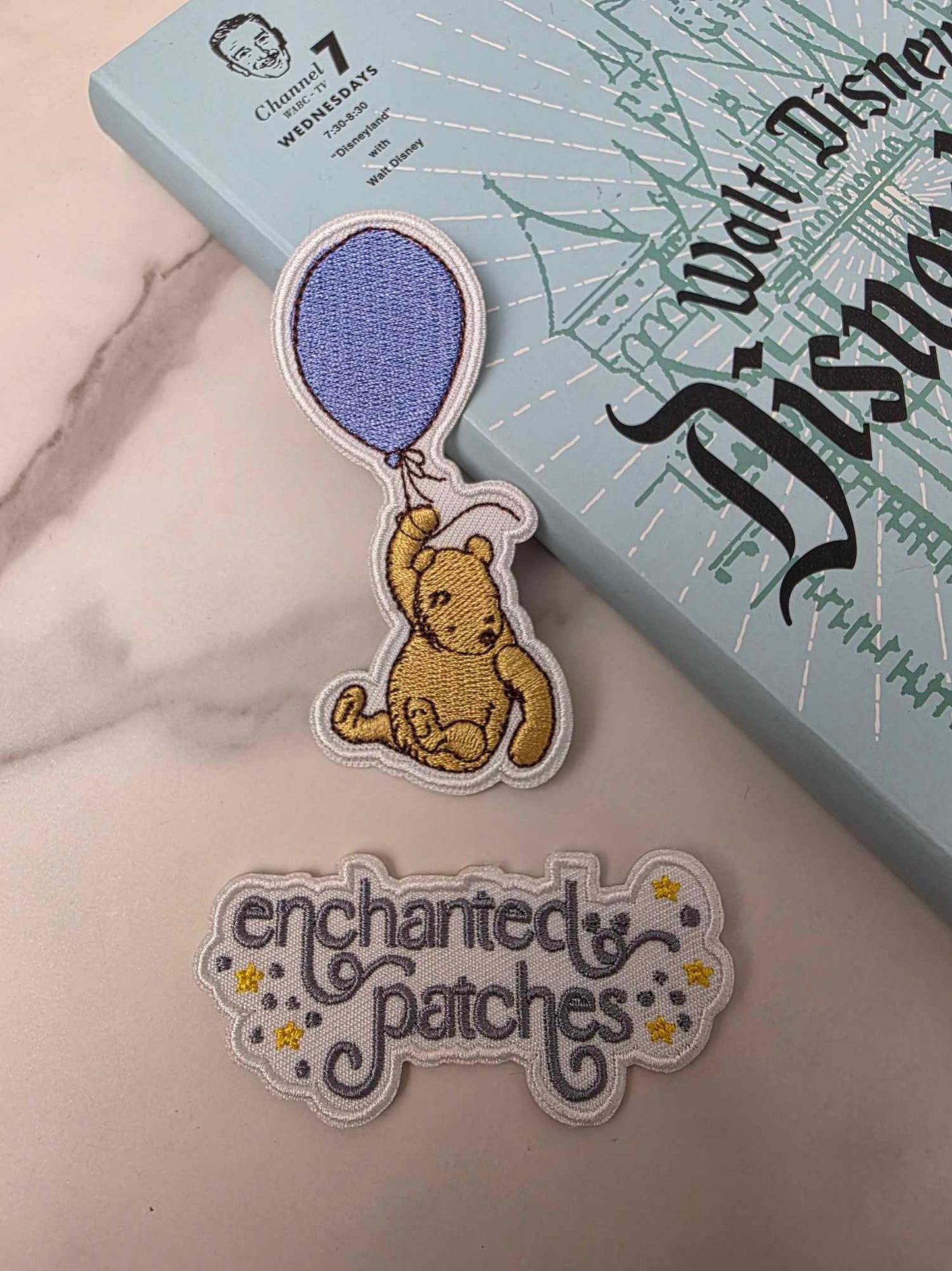 LAST EIGHT - 3.5" Classic Winnie the Pooh Mouse Balloon Iron On Patch