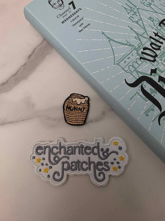 1" Mini Hunny Honey Pooh's Friend Embroidered Iron On Patch