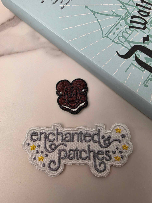 1" Mini Happiest Mouse Ice Cream Sandwich Snack Embroidered Iron On Patch