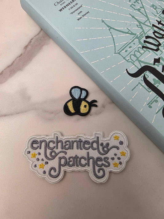 1" Mini Bumble Bee Pooh's Friend Embroidered Iron On Patch