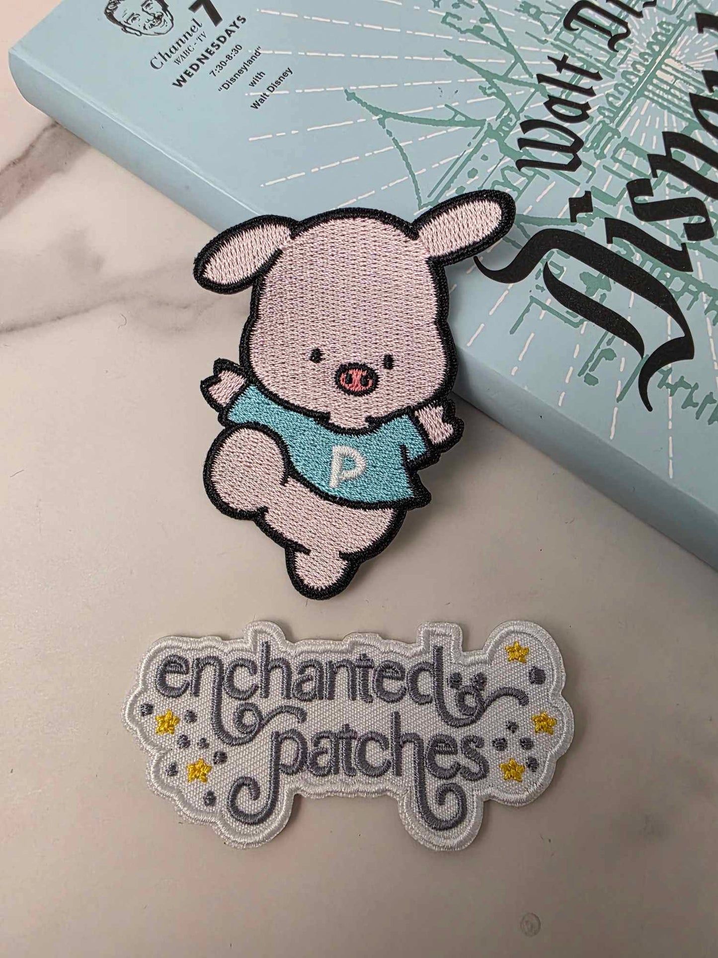 3" Kawaii Japanese Pig Vintage Anime Cartoon Embroidered Iron On Patch