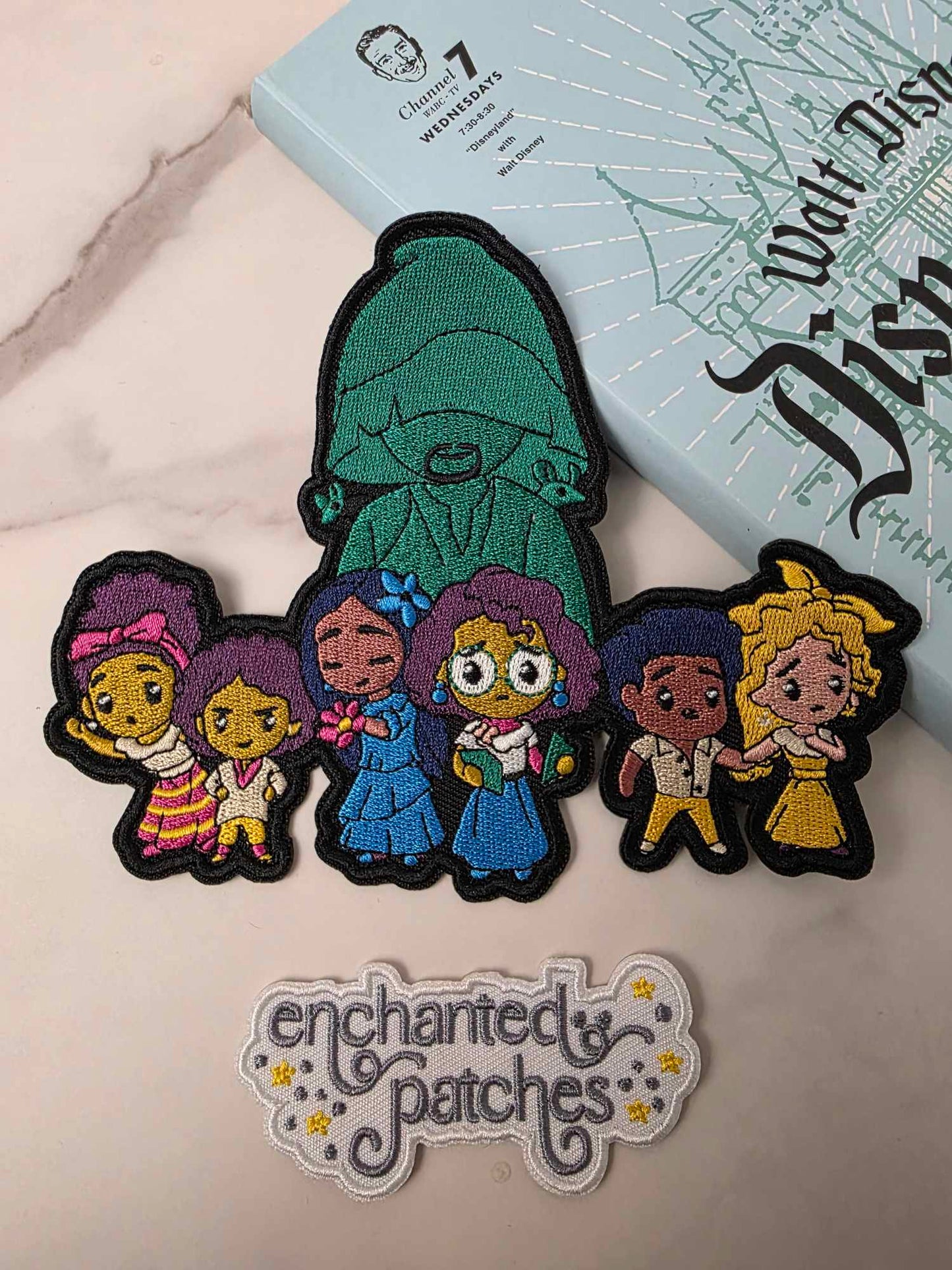6" Kawaii Encanto Family Familia Embroidered Iron On Patch