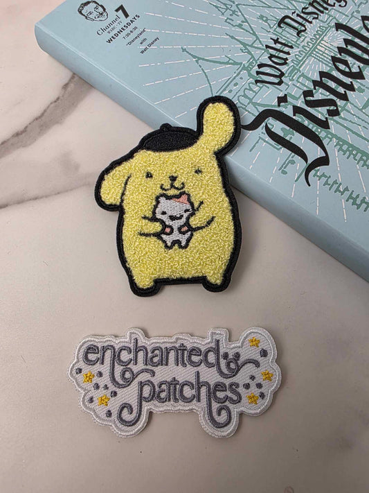 3" Kawaii Japanese Anime Dog Embroidered Iron On Patch
