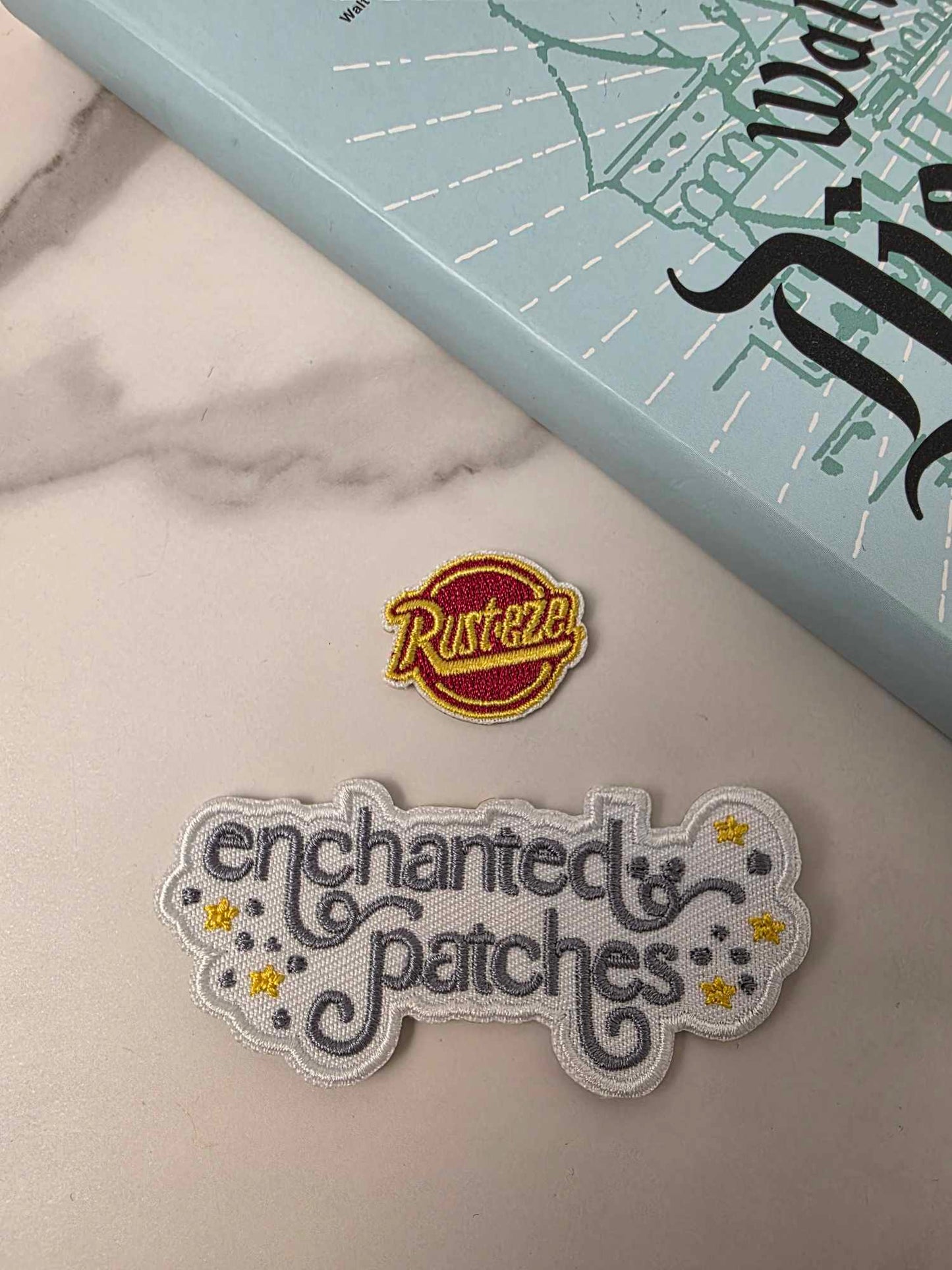 1" Mini Happiest Cars Land Racing Rusteze Embroidered Iron On Patch