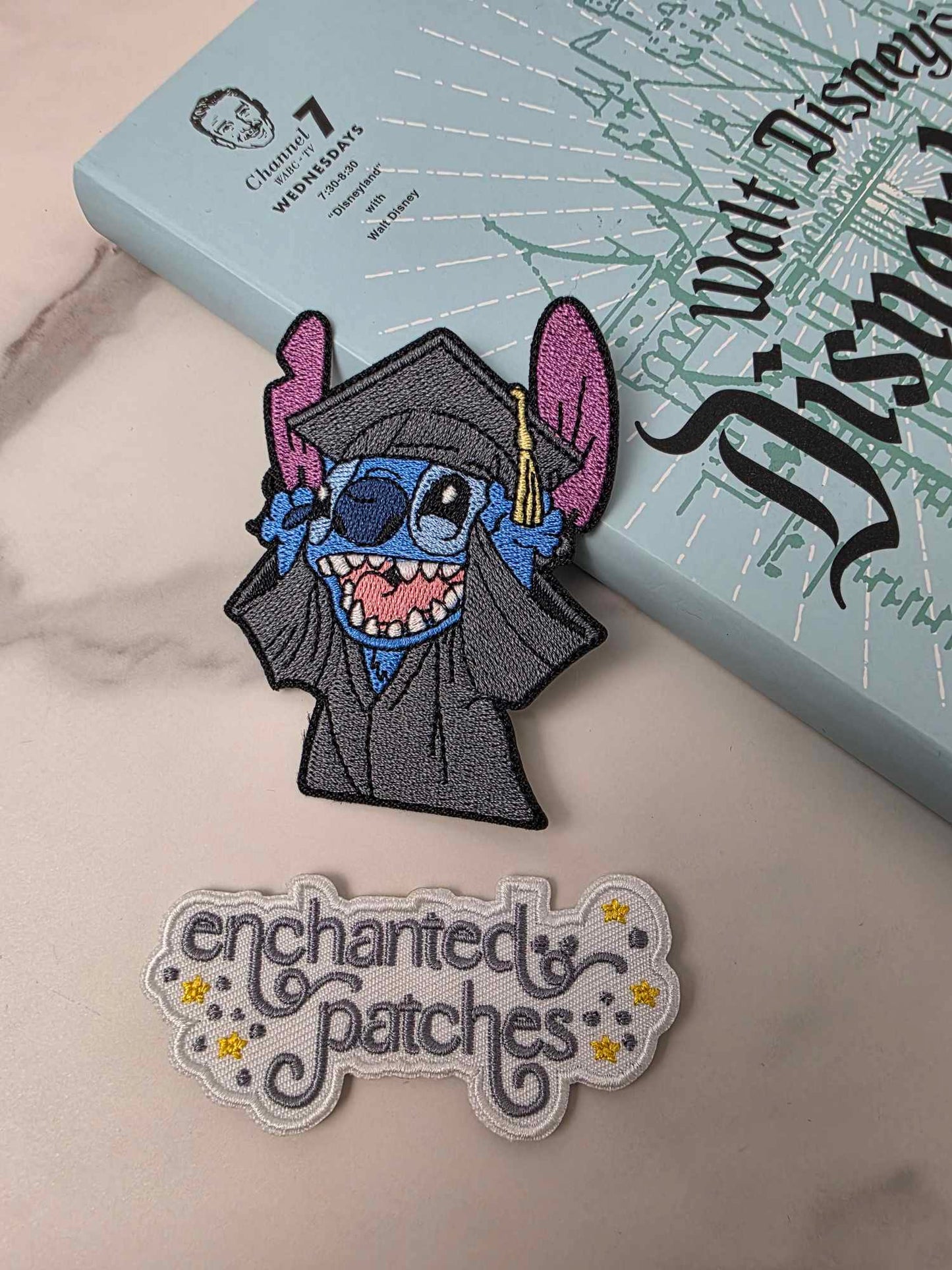 LAST FOUR - 3" Graduation Blue Alien Class of 2026 Iron On Patch