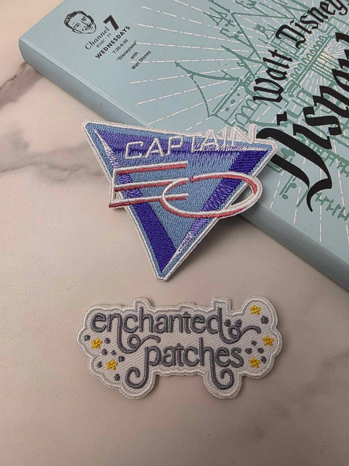 3" Captain EO Michael Jackson Happiest Park Ride Vintage Retro Iron On Patch