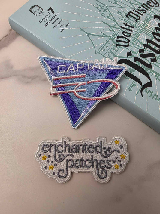 3" Captain EO Michael Jackson Happiest Park Ride Vintage Retro Iron On Patch