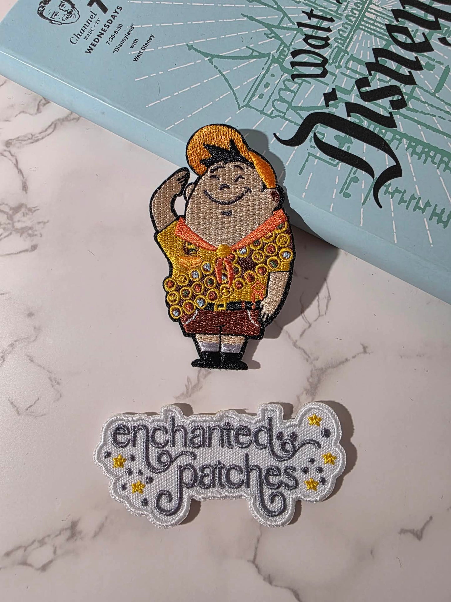3" Wilderness Explorer Camper Boy with Badges Embroidered Iron On Patch