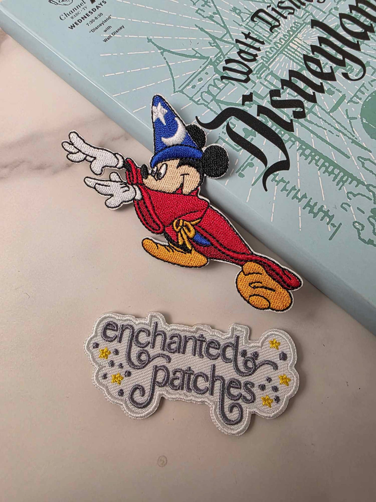 3" Happiest Mouse Wizard Sorcerer Embroidered Iron On Patch