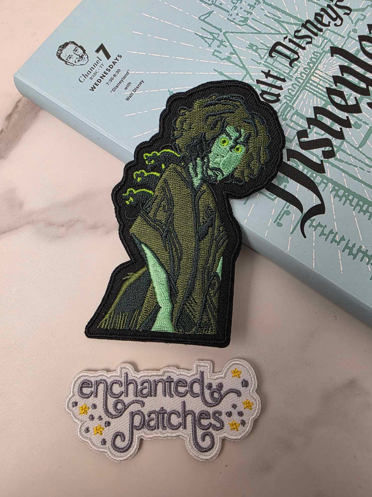 4" Encanto Green Bruno Iron On Patch
