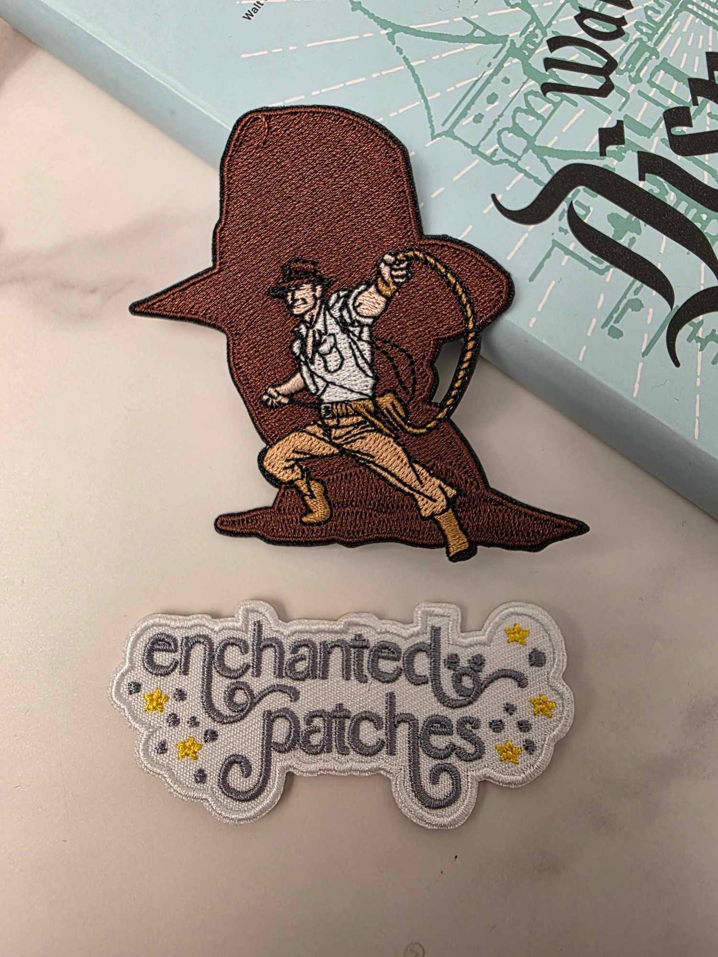 3" Indiana Jones Adventure Hero Man Iron On Patch