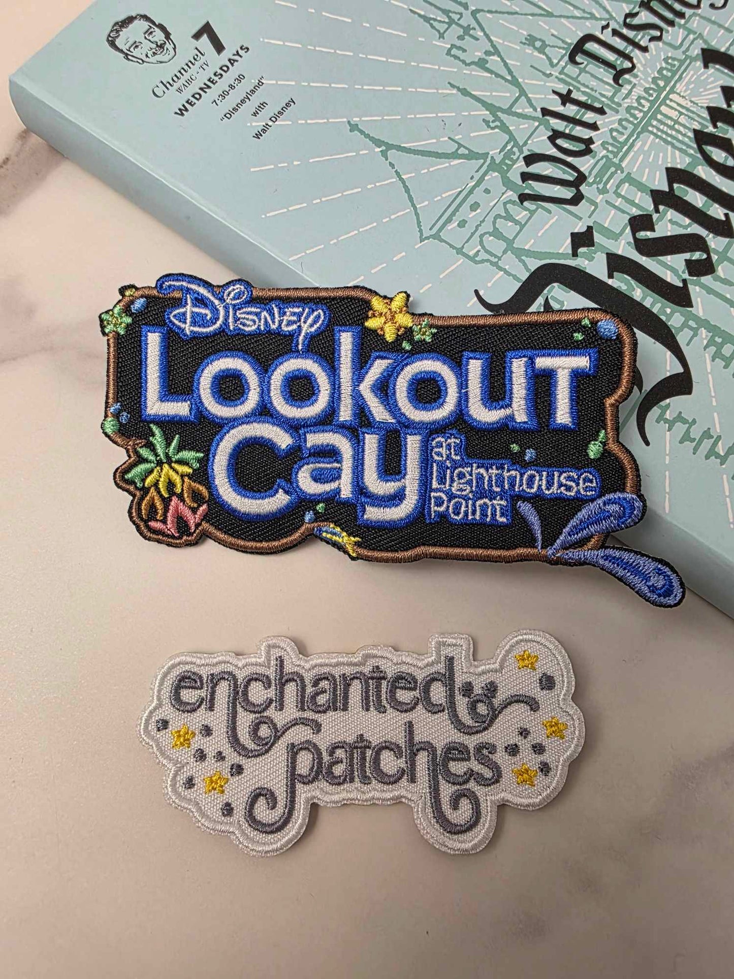 4" Lookout Cay at Lighthouse Point Happiest Cruise Island Iron On Patch