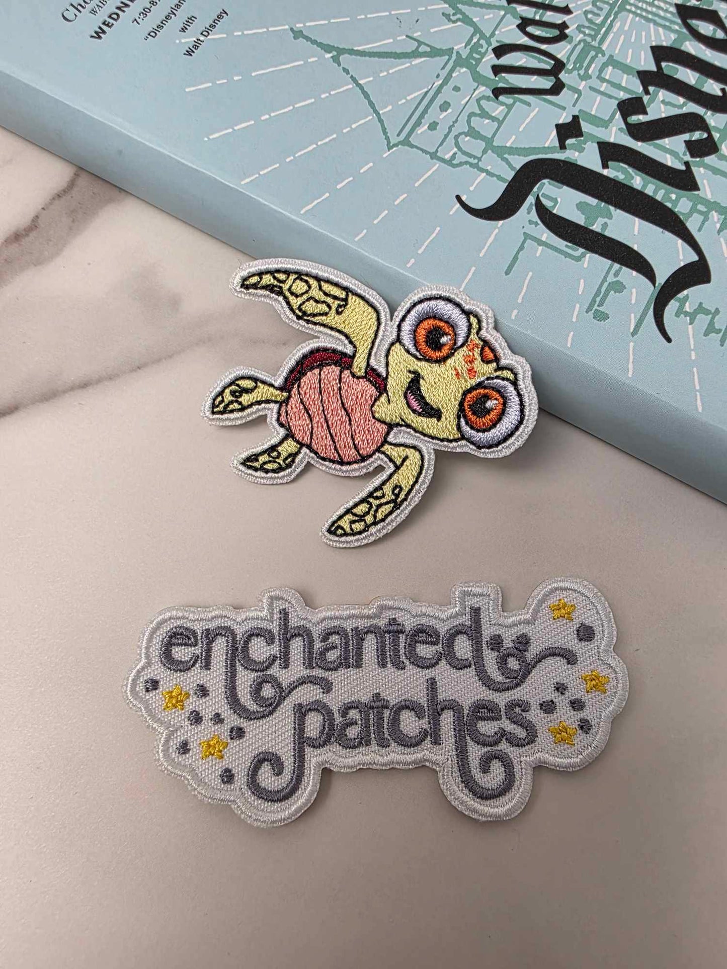 2" Baby Sea Turtle Iron On Patch