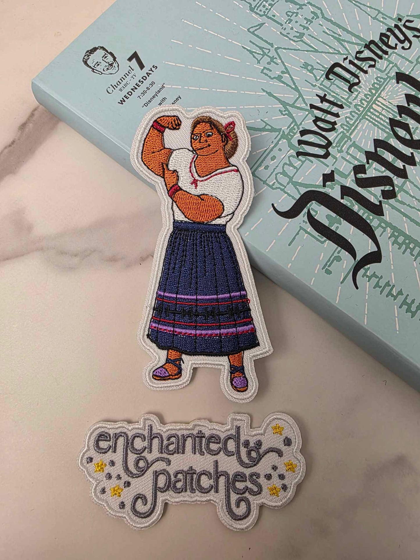 4" Encanto Luisa Strong Muscle Girl Embroidered Iron On Patch