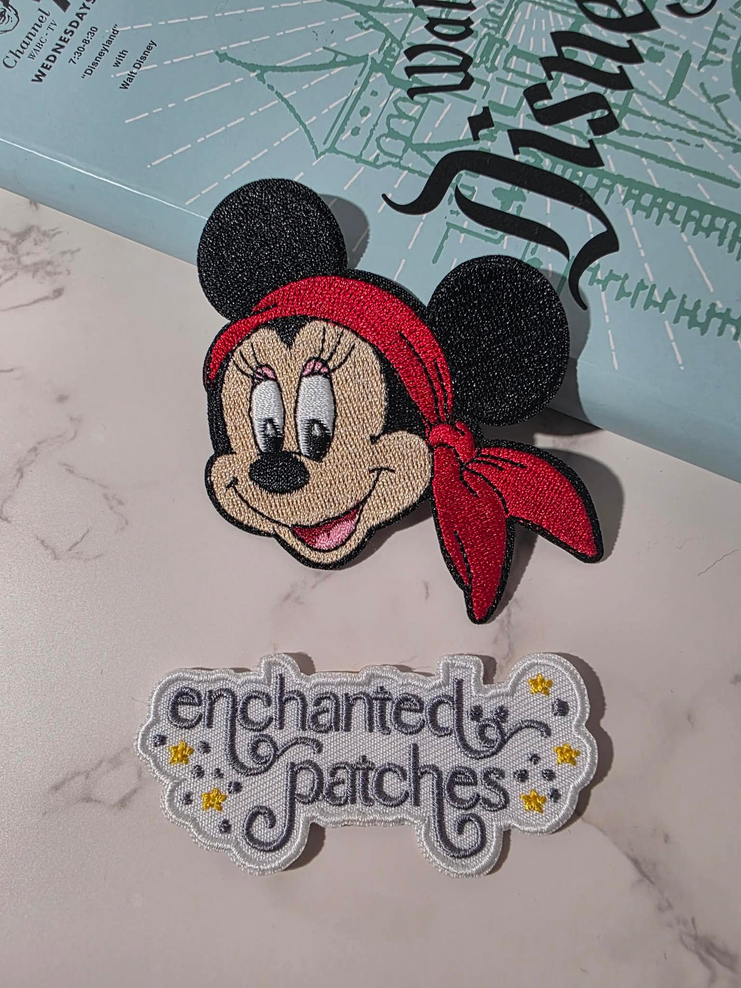 3" Magical Cruise Pirate Party Happiest Girl Mouse Iron On Patch