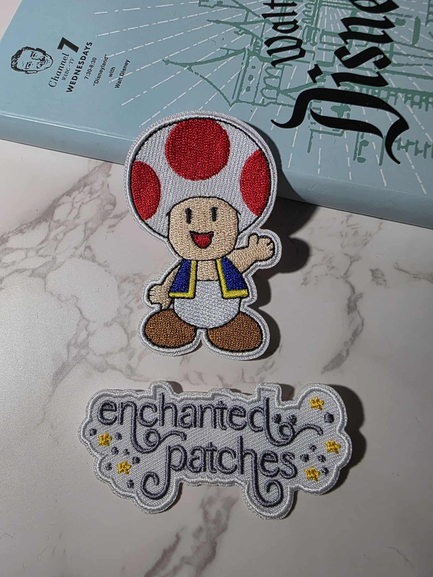 3" Video Game Mushroom Boy Iron On Patch