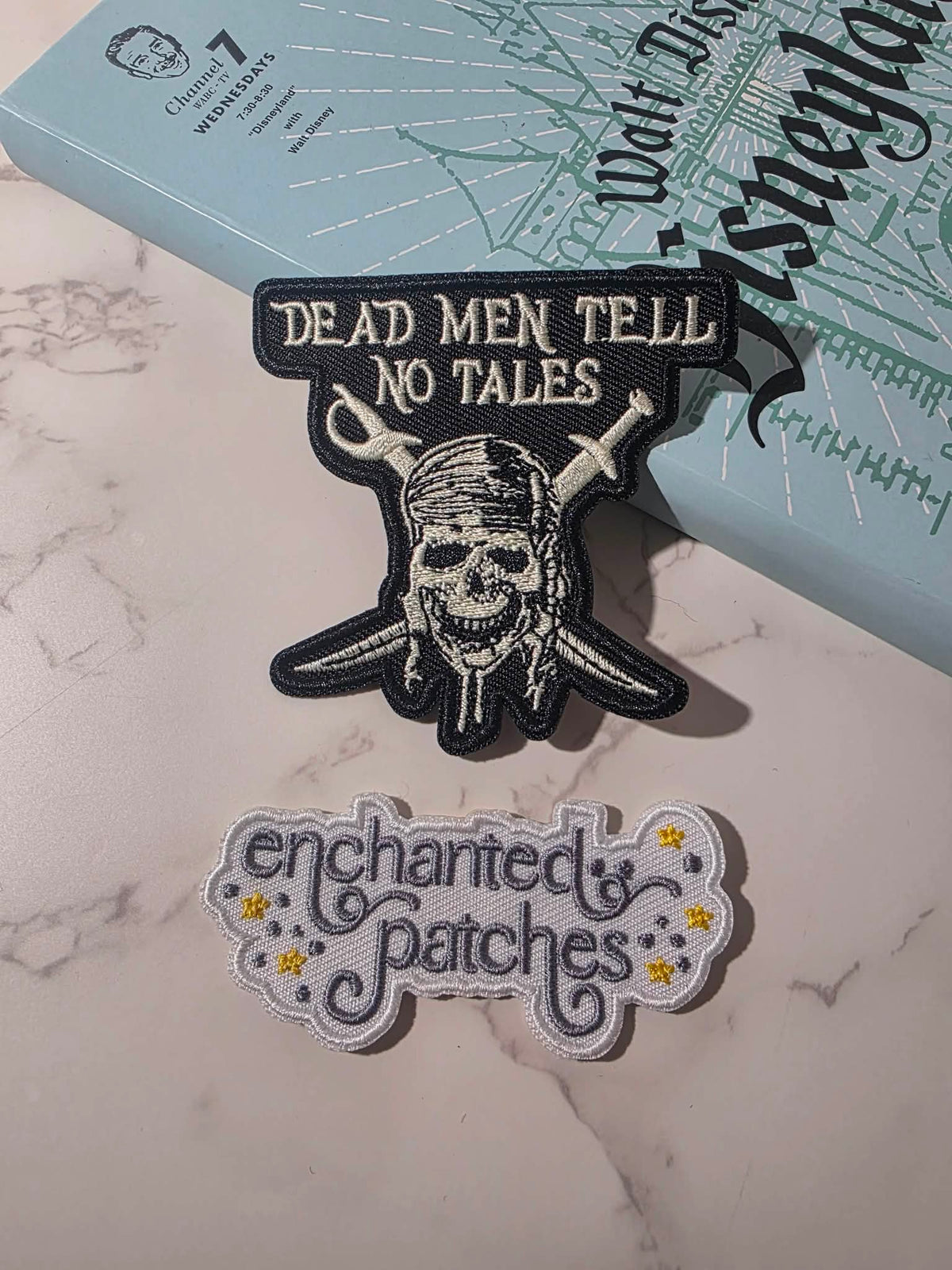 NEW DROP - 3" Dead Men Tell No Tales Pirate Saying Embroidered Iron on Patch