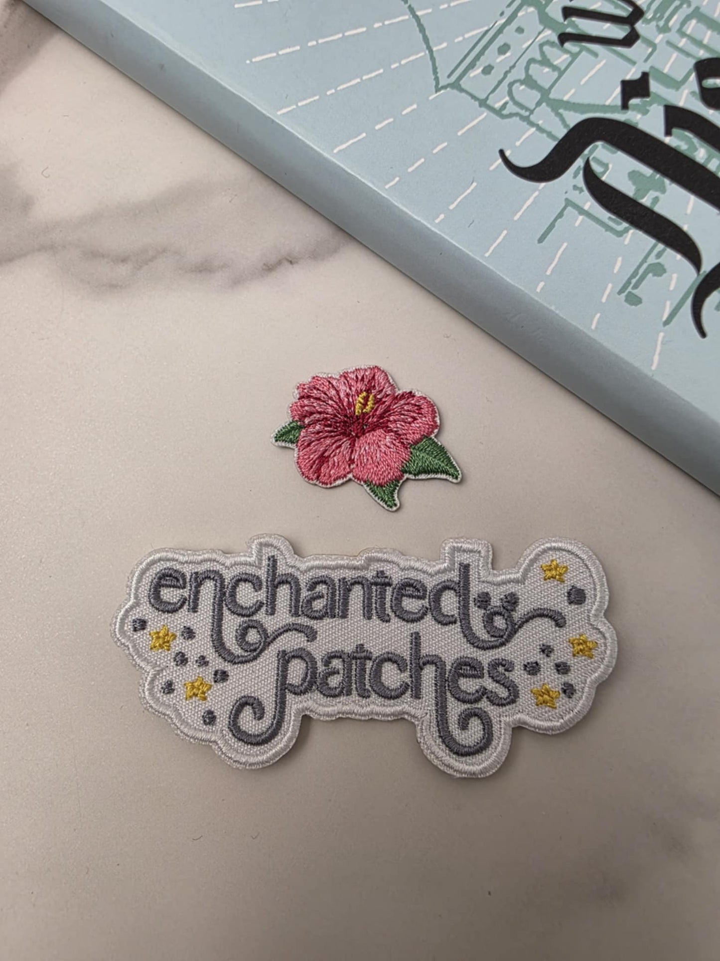 1" Mini Hawaiian Hibiscus Flower Island Princess Embroidered Iron On Patch