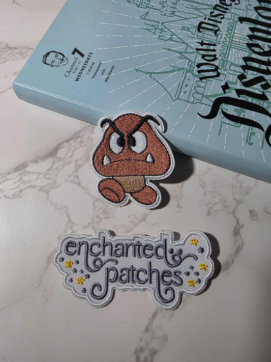 2" Video Game Mushroom Iron On Patch