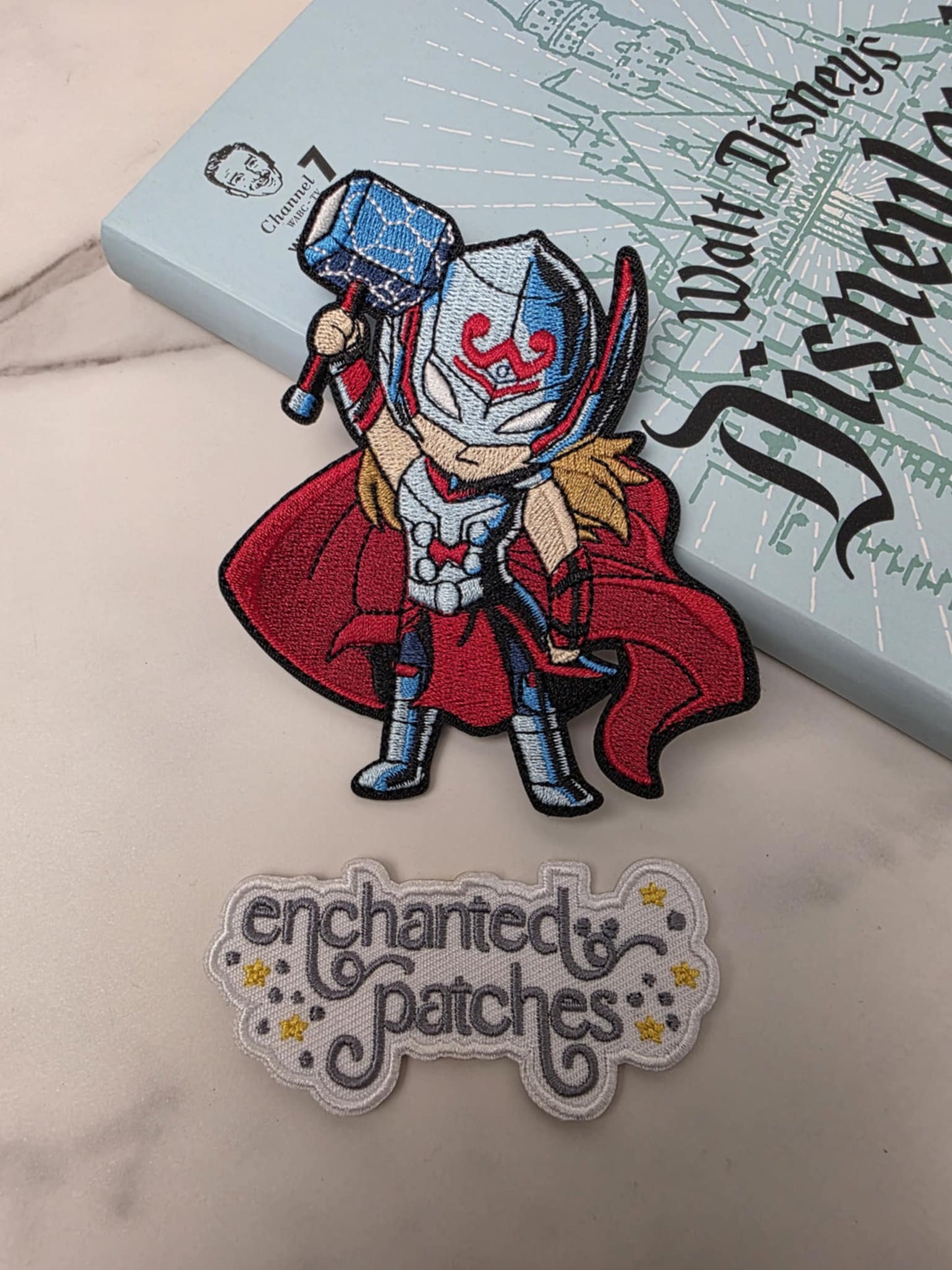 4" Thor Super Hero Embroidered Iron On Patch