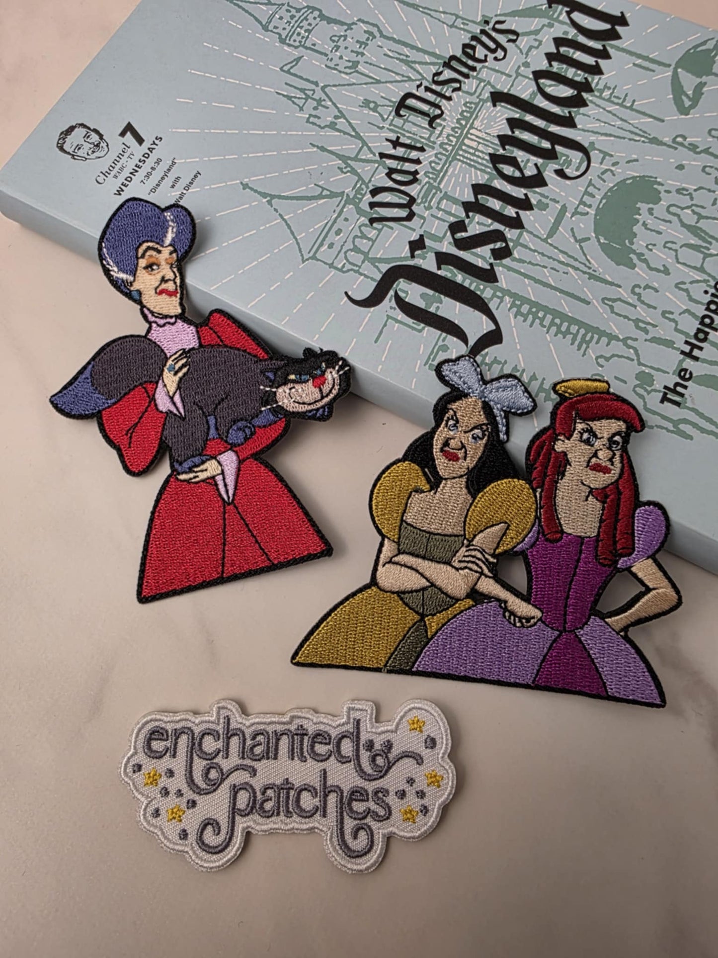 4" Step Mother Stepmom Mom with Cat Step Sisters Villain Iron On Patch
