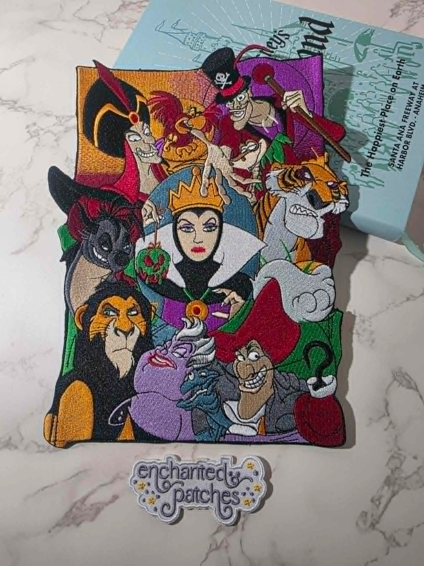 NEW DROP - XL 10" Halloween Villains Bad Guys Embroidered Iron On Patch