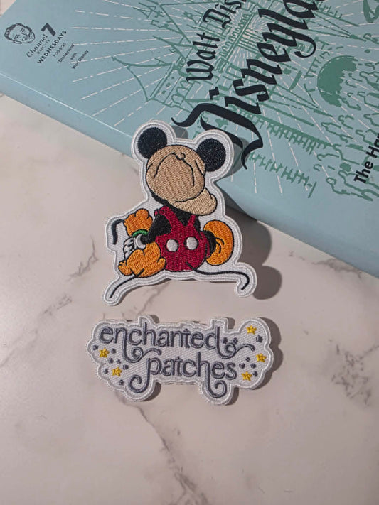 NEW DROP - 3" Boy Mouse and Dog Puppy BFF Bestie Embroidered Iron On Patch