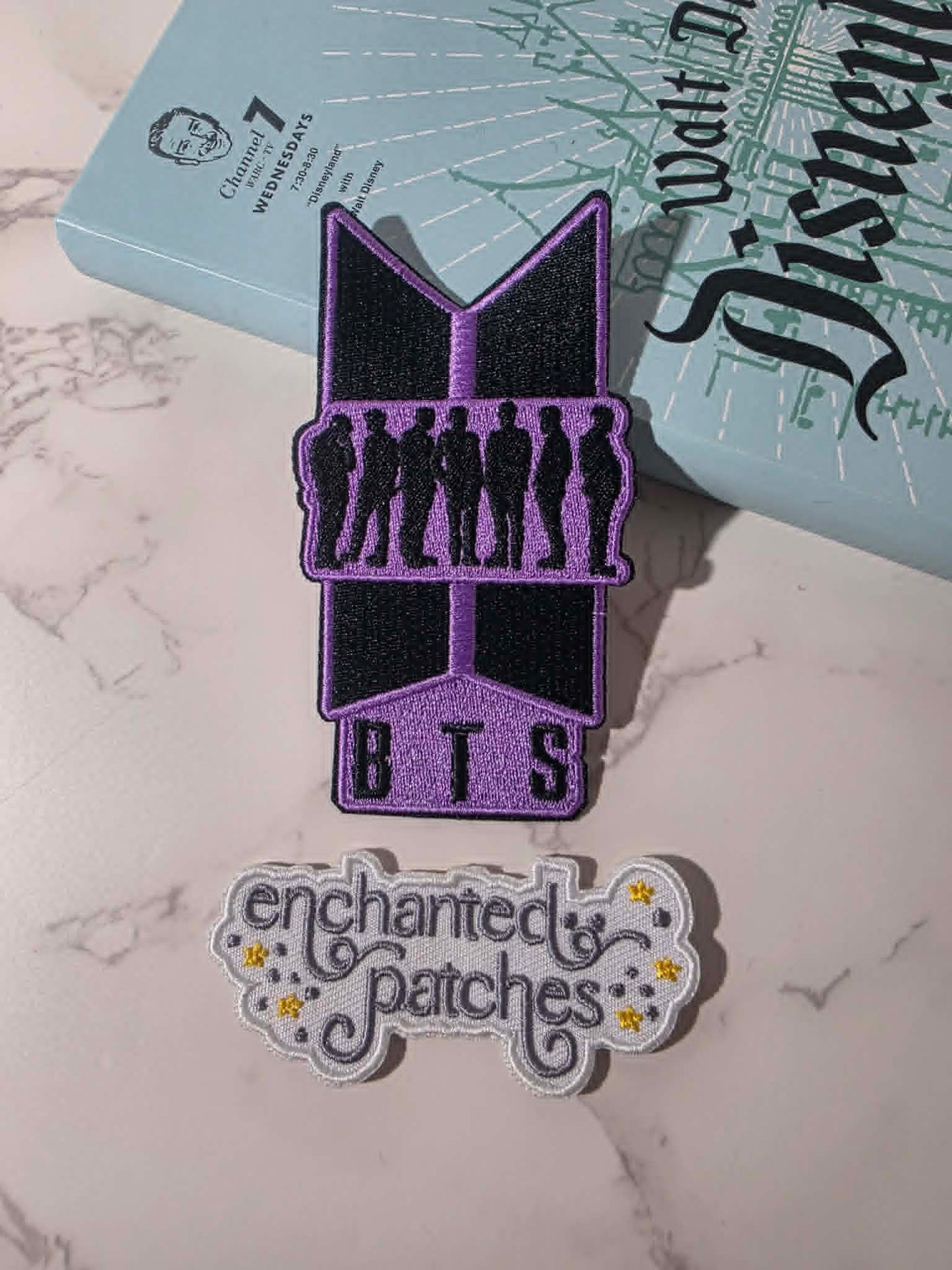 NEW DROP - BTS ARMY 4" K-POP Logo Embroidered Iron On Patch