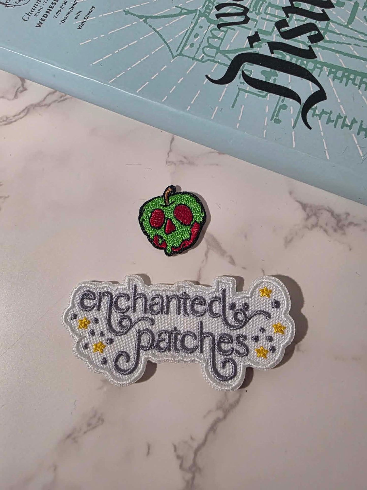 1" Mini Poison Evil Apple Embroidered Iron On Patch