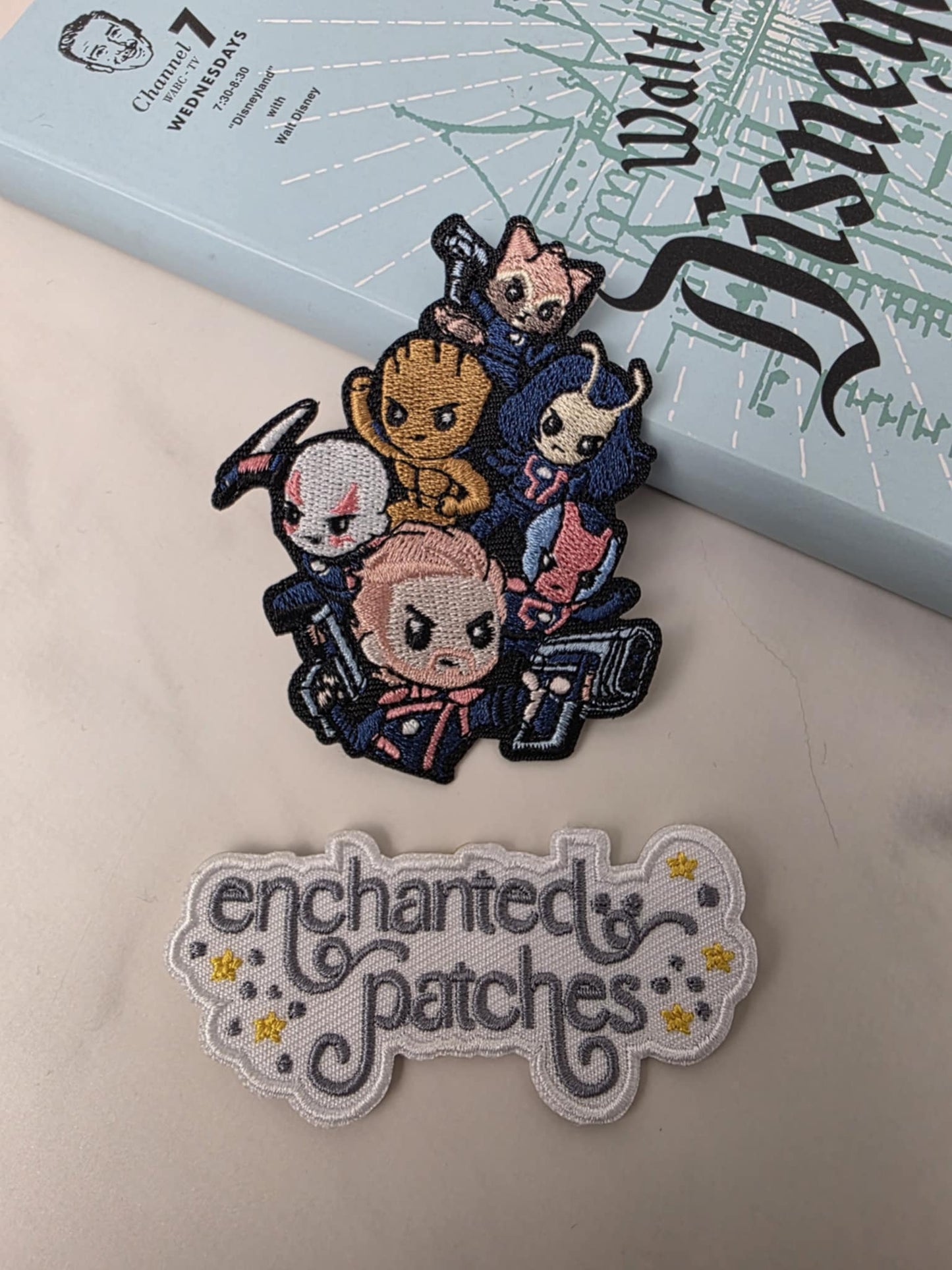 3" Super Hero Team Kawaii Embroidered Iron On Patch