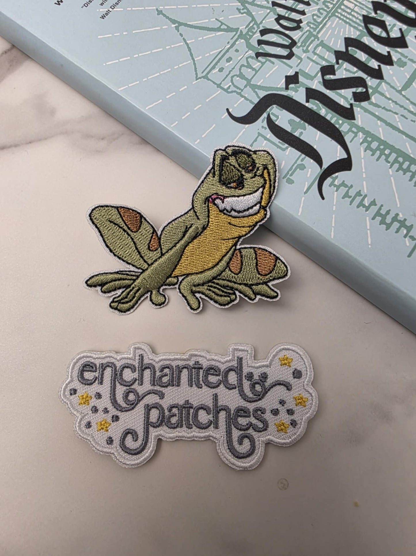 2.5" Princess Frog Sidekick Iron on Patch