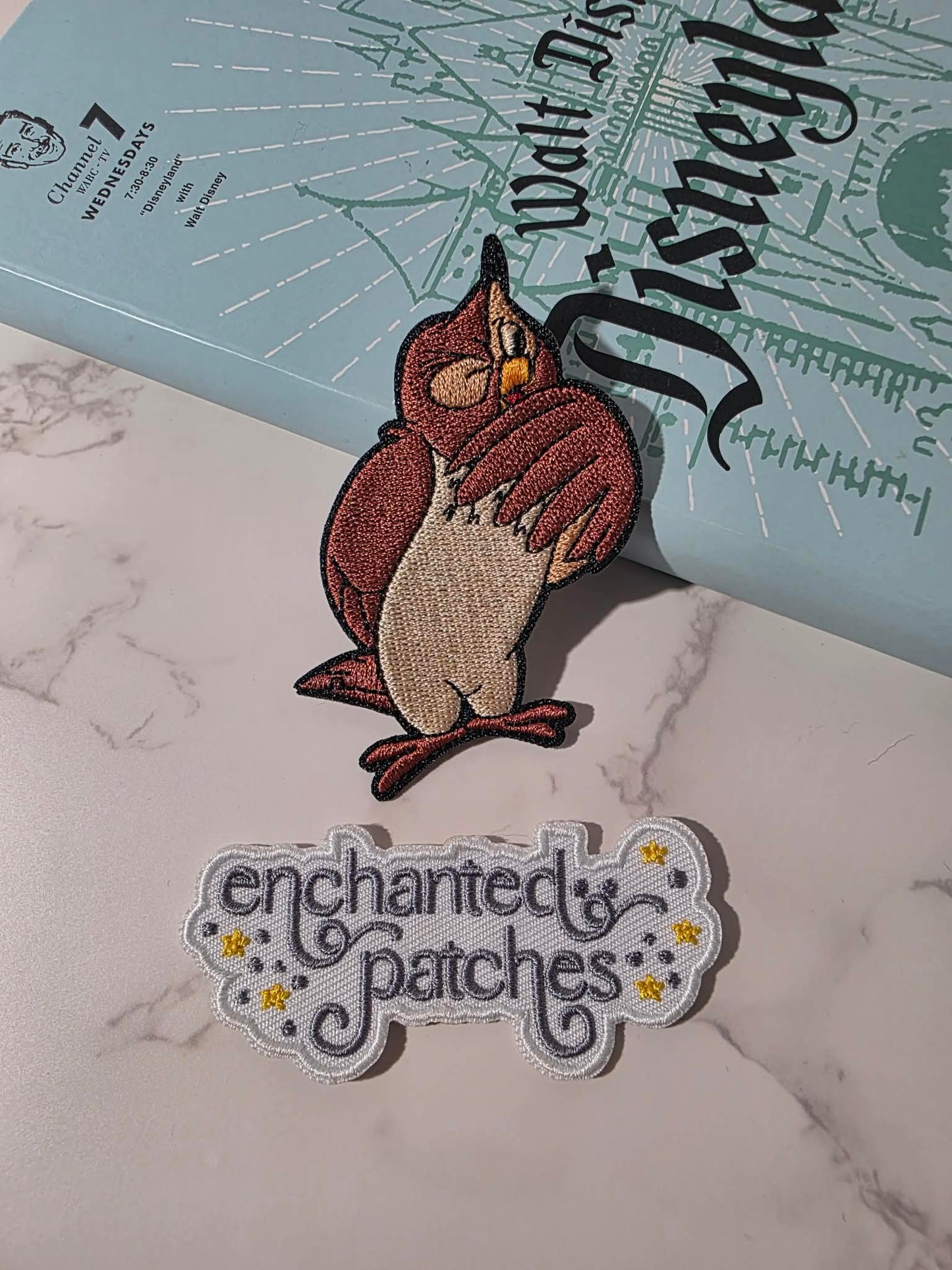 3.5" Winnie the Pooh Owl Friend Embroidered Iron On Patch