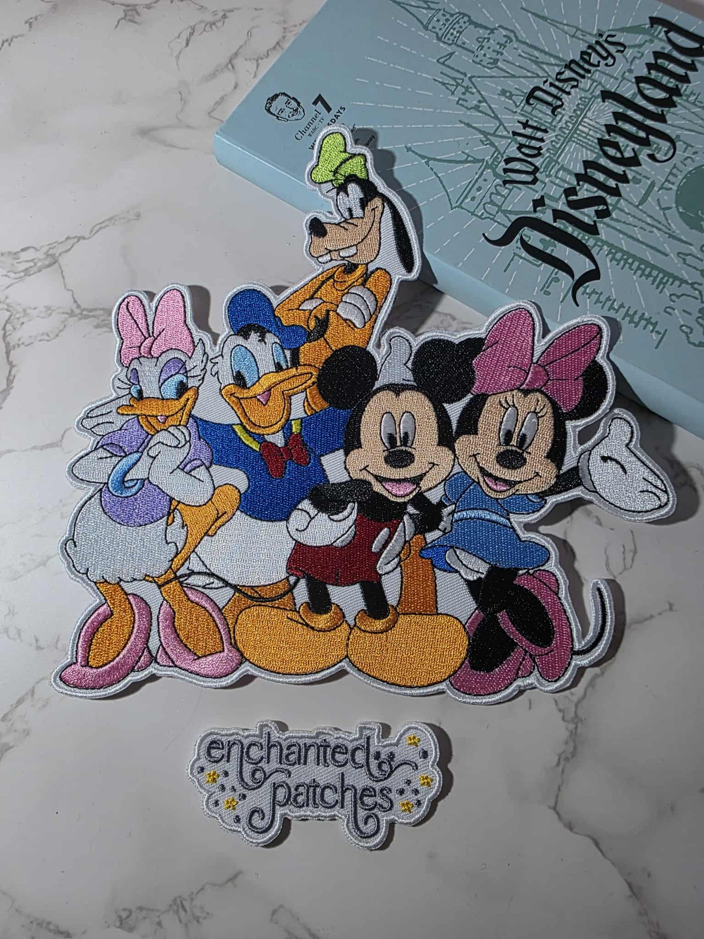 8" XL Classic Fab 6 Mouse Dog Duck BFF Friends Bestie Iron On Patch