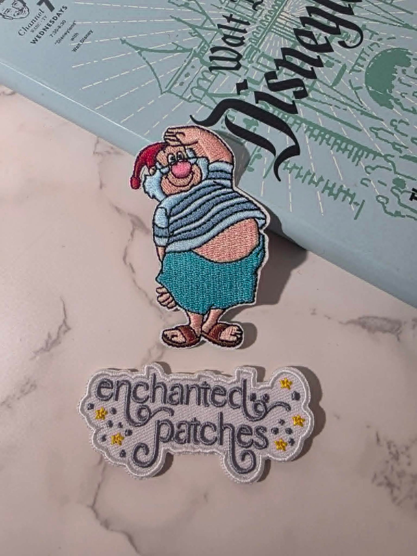 NEW DROP - 3" Captain Villain Hook Sidekick Mr. Smee Embroidered Iron On Patch