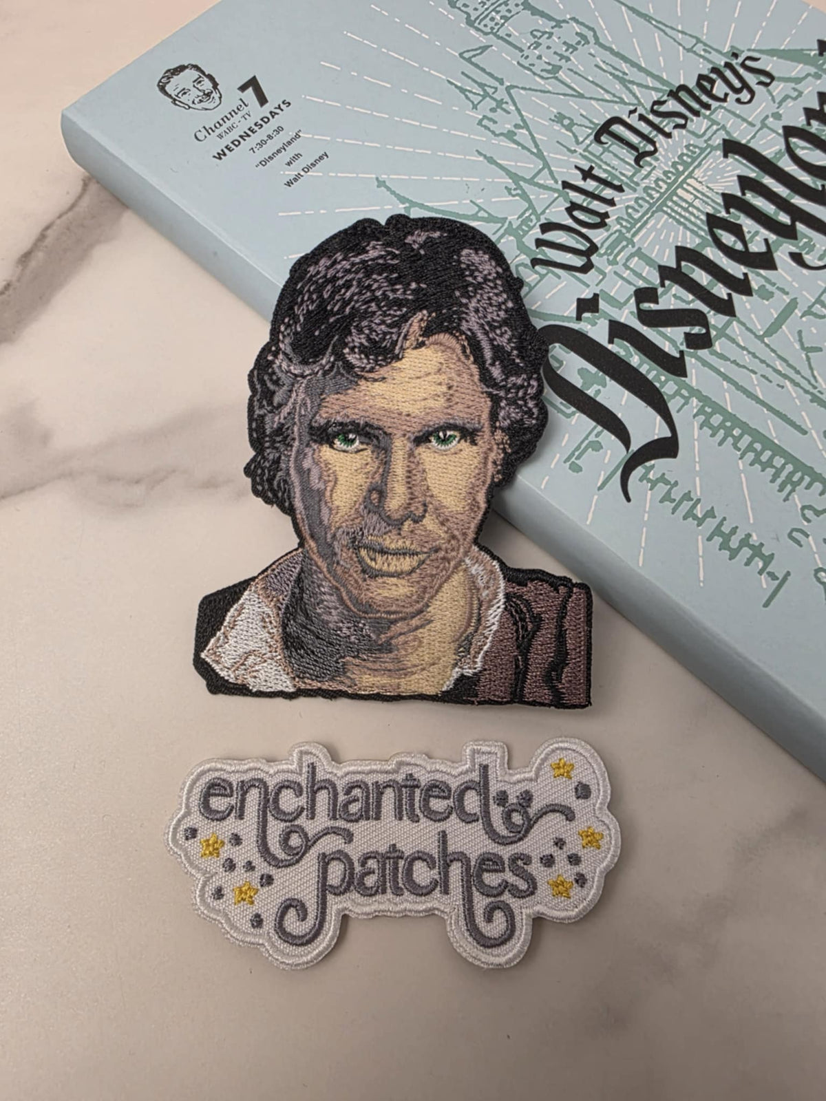3.5" SW Star Galaxy Hans Solo Embroidered Iron On Patch