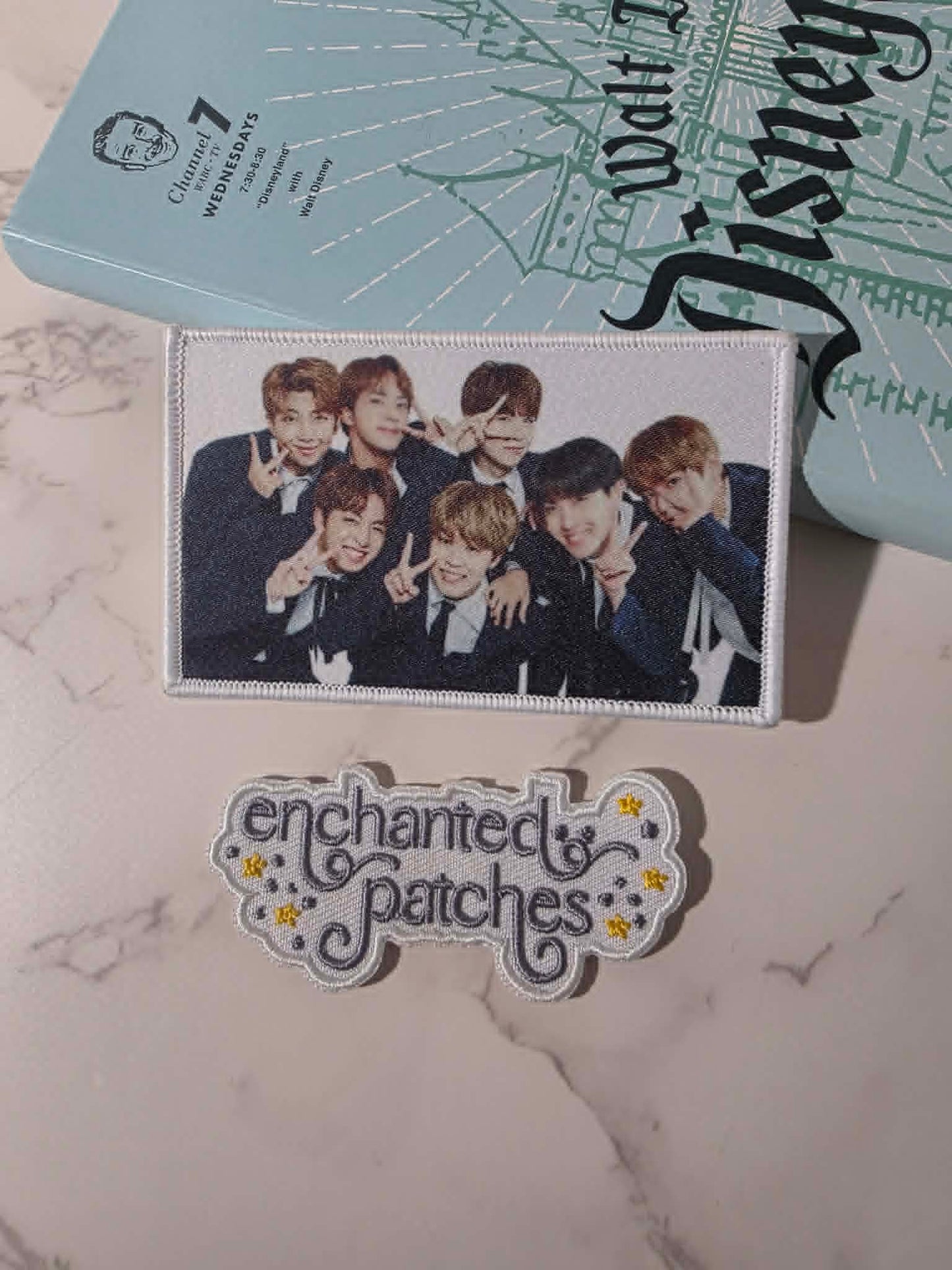 NEW DROP - BTS ARMY 4" Band Members K-POP Logo Printed Iron On Patch