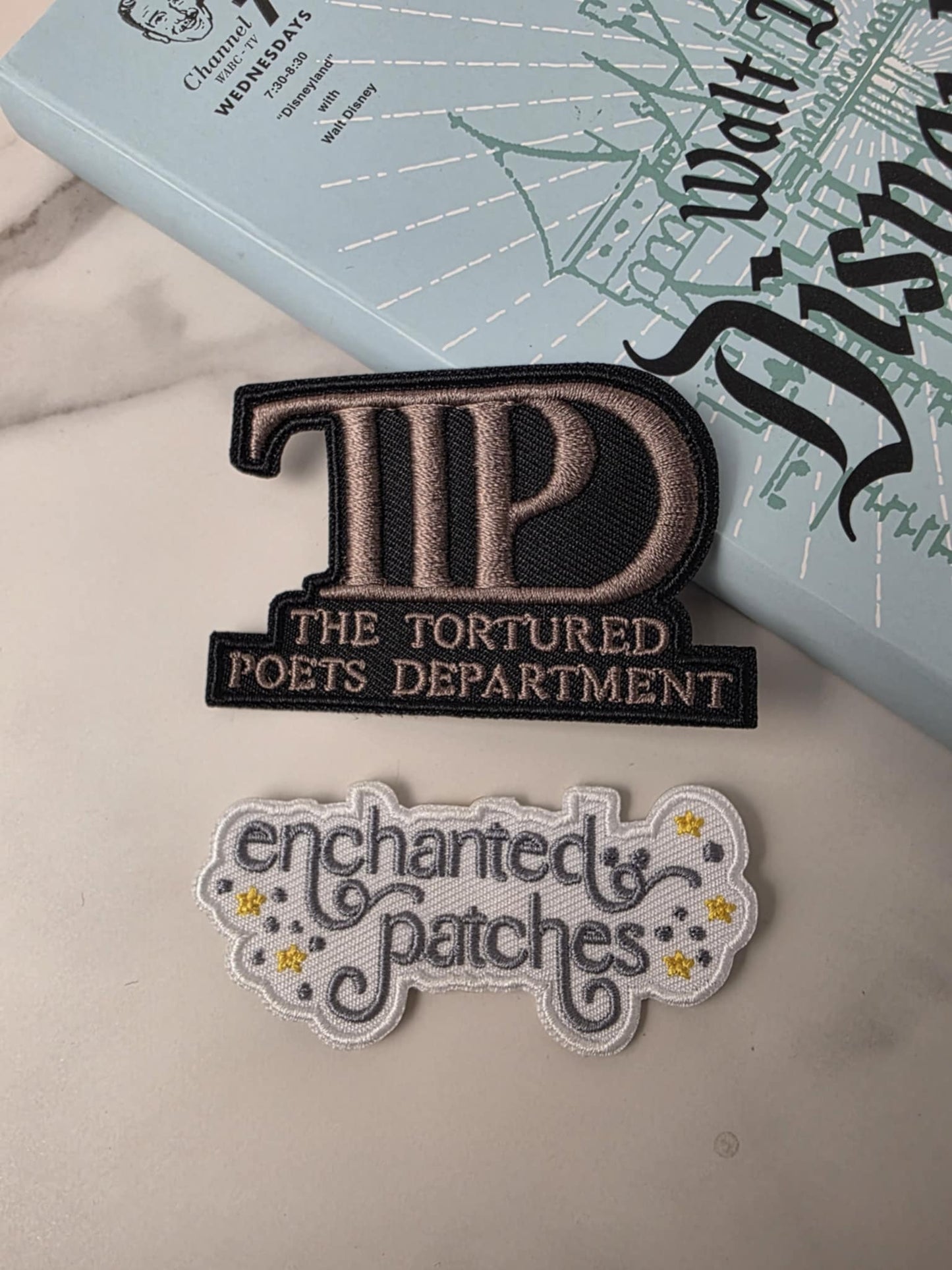 3" Raised Thread TS Taylor Swift Swiftie New Album Logo TTPD Embroidered Iron On Patch